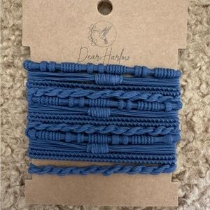 Dean Harlow Blue Hair Ties Set